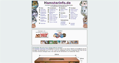 Desktop Screenshot of hamsterinfo.de