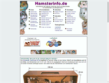 Tablet Screenshot of magazin.hamsterinfo.de